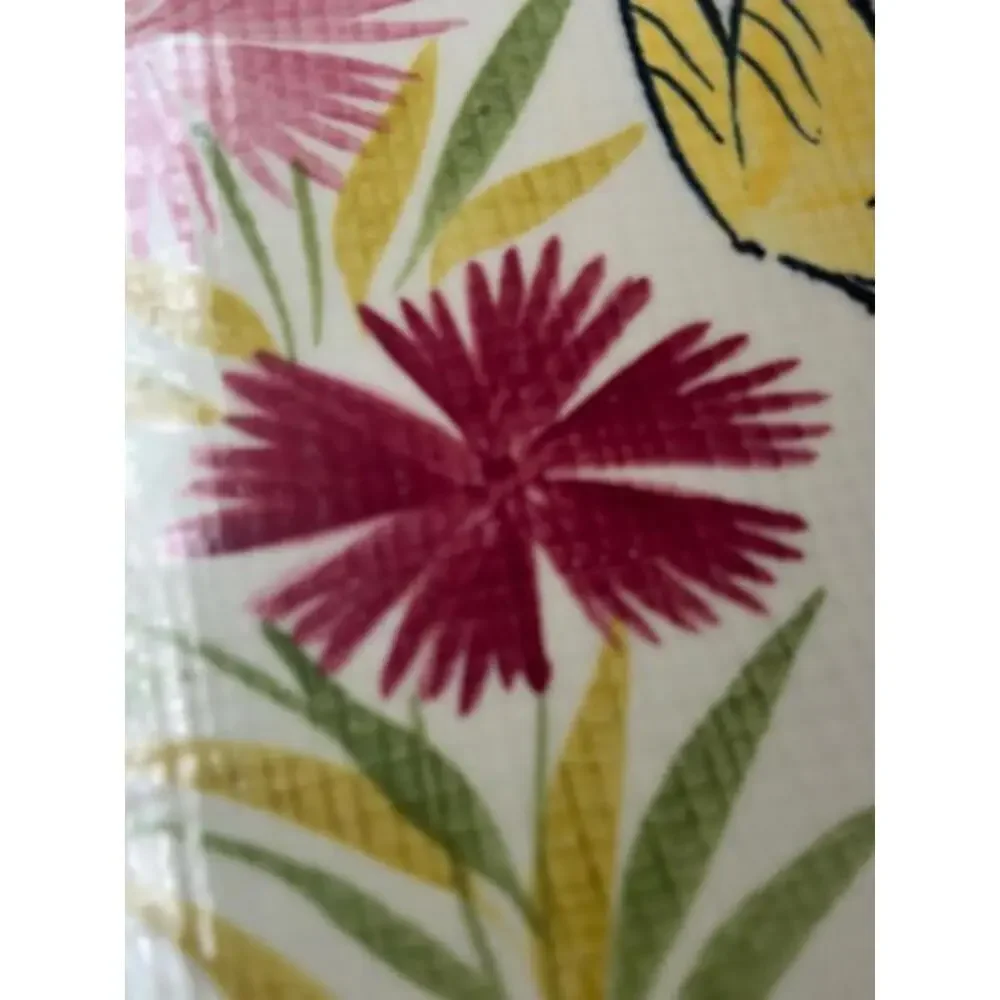 VINTAGE Mid Century RED‎ WING Pottery PINK SPICE Pattern Serving Platter